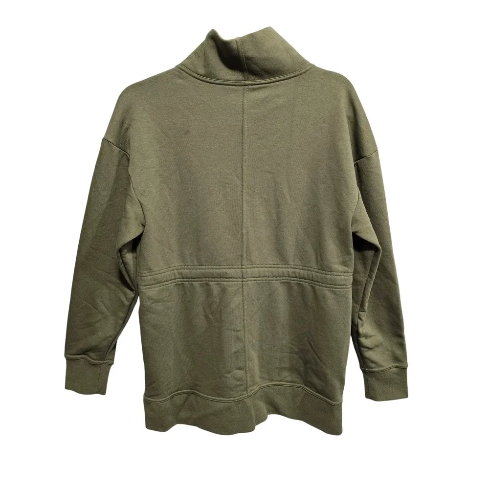 Nike Get‎ Fit Pullover Training Top DD6140-222 Small Green Dri-FIT Cotton Blend